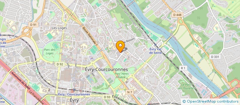 localisation de l'entreprise MONSIEUR TOUATI HAMCHERIF  EVRY-COURCOURONNES