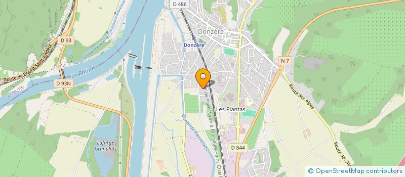 localisation de l'entreprise MONSIEUR TOUATI MEBAREK  DONZERE