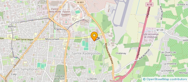 localisation de l'entreprise MONSIEUR TOUATI MEDJAHED  TOURS