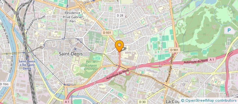 localisation de l'entreprise MONSIEUR TOUBA NDIAYENDIAYE  SAINT-DENIS