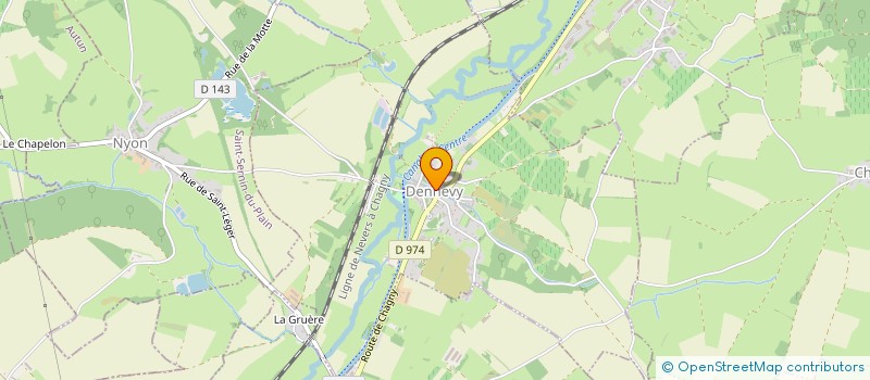 localisation de l'entreprise MONSIEUR TOUDI AYOUB  DENNEVY