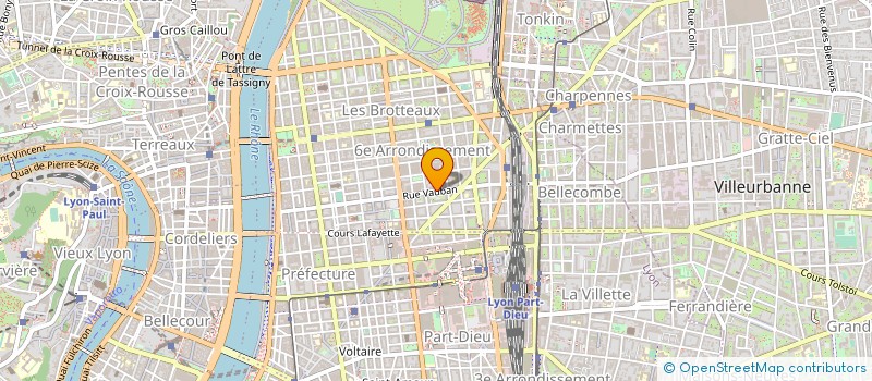 localisation de l'entreprise MONSIEUR TOUFFIC AYACHI  VILLEURBANNE