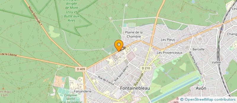 localisation de l'entreprise MONSIEUR TOUFFIK MEKKI  FONTAINEBLEAU