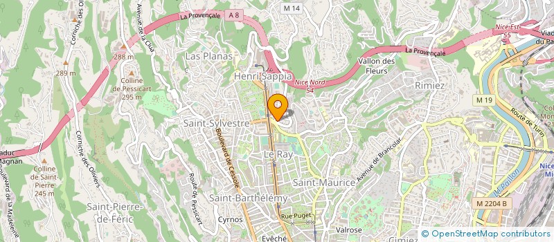 localisation de l'entreprise MONSIEUR TOUFIC BOURJEILI à NICE