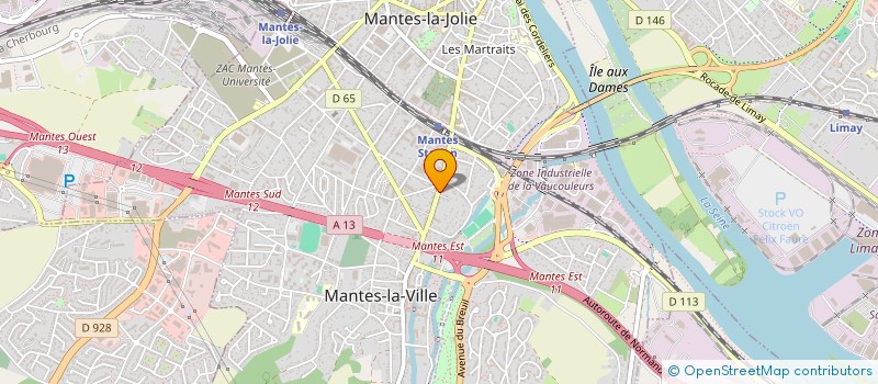 localisation de l'entreprise MONSIEUR TOUFICK BEKKOUCHE  MANTES-LA-VILLE