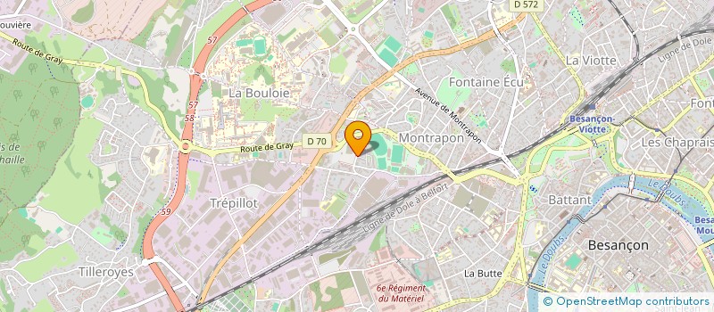 localisation de l'entreprise MONSIEUR TOUFIK AITELBACHIR à BESANCON