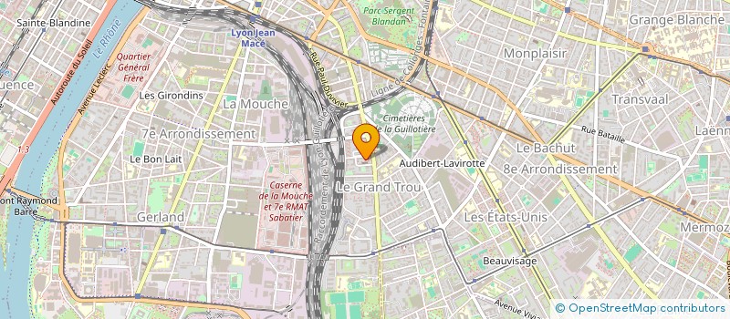 localisation de l'entreprise MONSIEUR TOUFIK AMROUCHE  LYON