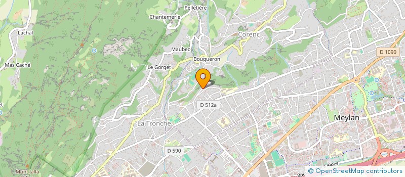 localisation de l'entreprise MONSIEUR TOUFIK ARICHE  CORENC