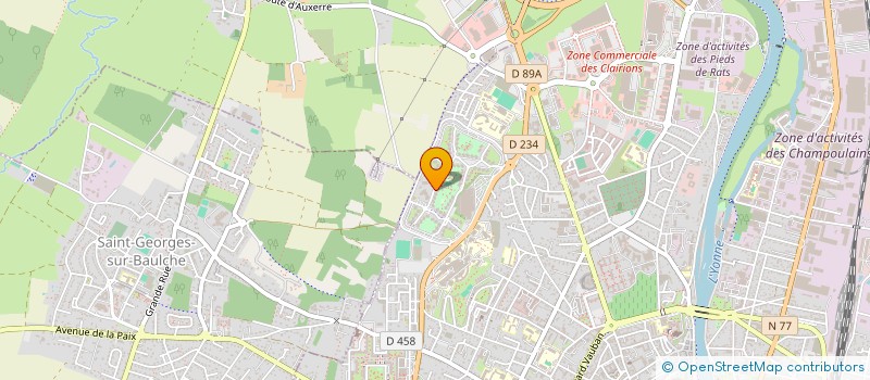 localisation de l'entreprise MONSIEUR TOUFIK ASLAMI à AUXERRE