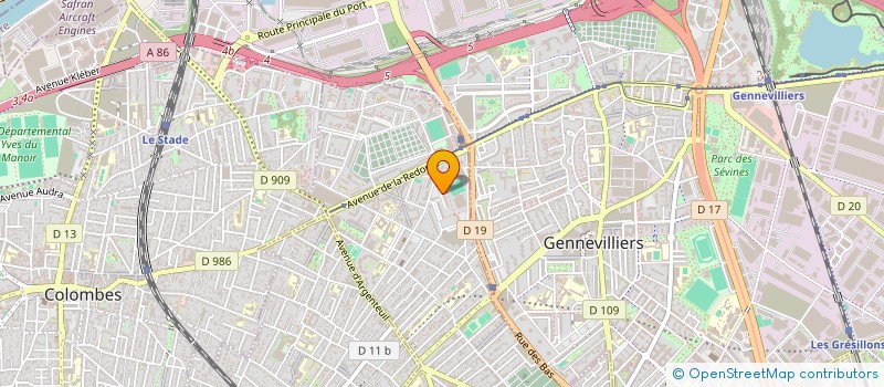 localisation de l'entreprise MONSIEUR TOUFIK AZZEDDINE à ASNIERES-SUR-SEINE