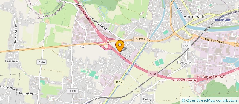 localisation de l'entreprise MONSIEUR TOUFIK BARGHOUTI  SAINT-PIERRE-EN-FAUCIGNY