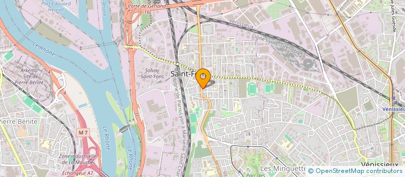 localisation de l'entreprise MONSIEUR TOUFIK BELABED  SAINT-FONS