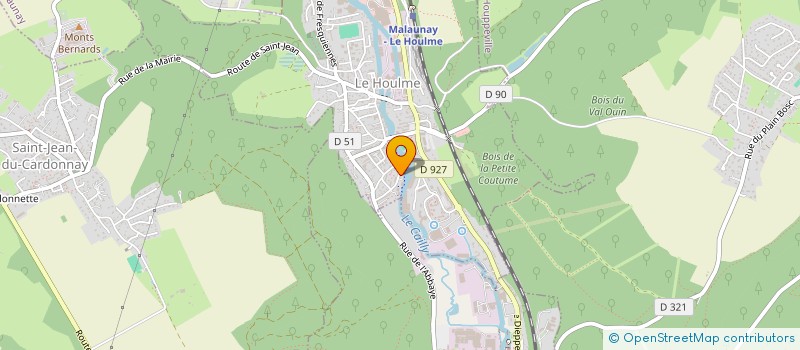 localisation de l'entreprise MONSIEUR TOUFIK BELAID  LE HOULME