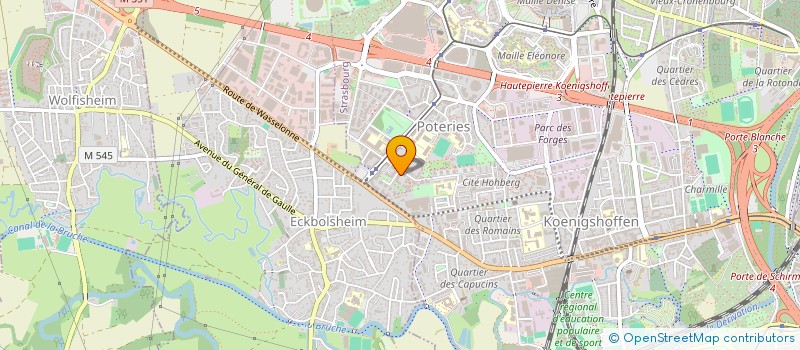 localisation de l'entreprise MONSIEUR TOUFIK BELHICHER  SOUFFELWEYERSHEIM