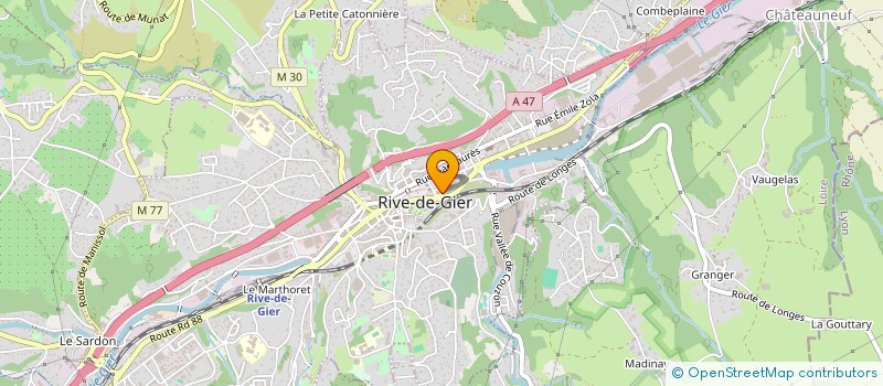 localisation de l'entreprise MONSIEUR TOUFIK BELILITA à RIVE-DE-GIER