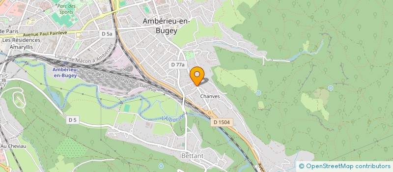 localisation de l'entreprise MONSIEUR TOUFIK BENMEZIANE  AMBERIEU-EN-BUGEY