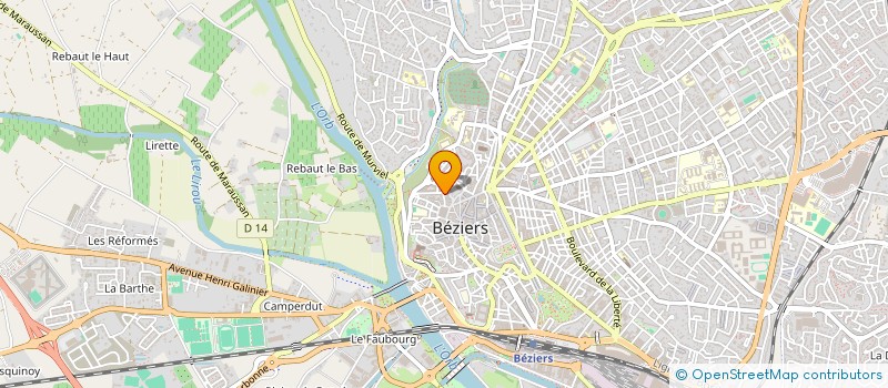 localisation de l'entreprise MONSIEUR TOUFIK BENYAHIA  BEZIERS