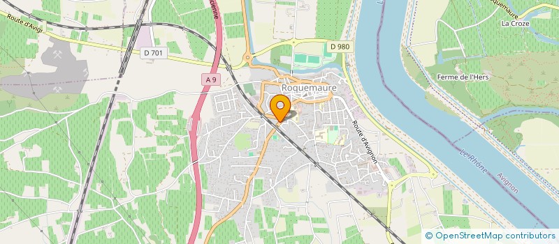 localisation de l'entreprise MONSIEUR TOUFIK BOUAICH  ROQUEMAURE