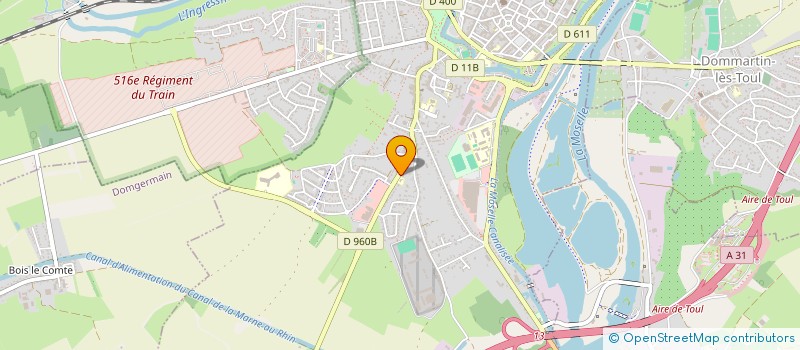 localisation de l'entreprise MONSIEUR TOUFIK BOUMANSOUR  TOUL