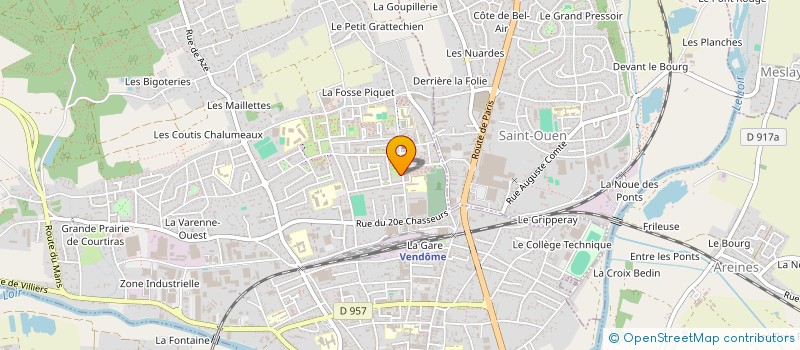 localisation de l'entreprise MONSIEUR TOUFIK CHALLOUH  VENDOME