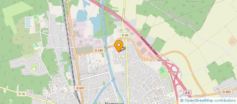 localisation de l'entreprise MONSIEUR TOUFIK CHIAH  NEMOURS