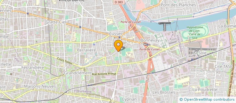 localisation de l'entreprise MONSIEUR TOUFIK DAHMANI  VILLEURBANNE