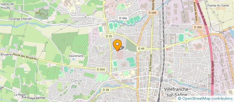 localisation de l'entreprise MONSIEUR TOUFIK DAOUDI  VILLEFRANCHE-SUR-SAONE