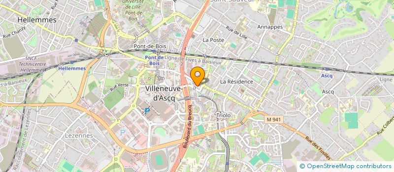 localisation de l'entreprise MONSIEUR TOUFIK DJEMAOUI  VILLENEUVE-D'ASCQ