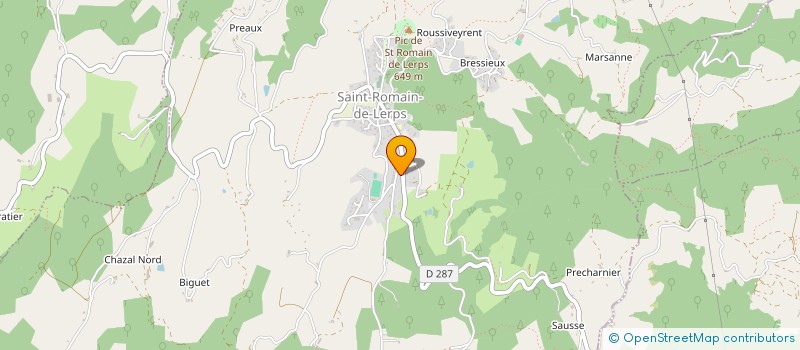 localisation de l'entreprise MONSIEUR TOUFIK EL MOUDNI  SAINT-ROMAIN-DE-LERPS