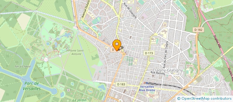 localisation de l'entreprise MONSIEUR TOUFIK FEGRACH  VERSAILLES