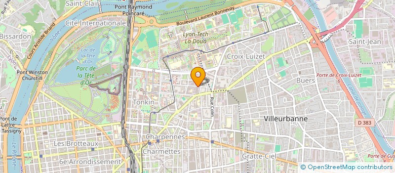 localisation de l'entreprise MONSIEUR TOUFIK HAMOUR  VILLEURBANNE