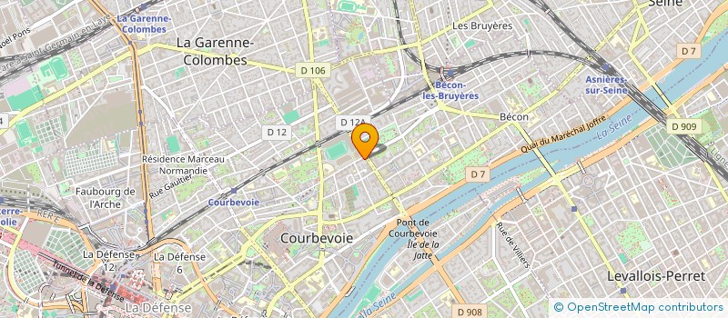 localisation de l'entreprise MONSIEUR TOUFIK KADI à COURBEVOIE
