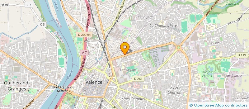 localisation de l'entreprise MONSIEUR TOUFIK KAHLAOUI à VALENCE
