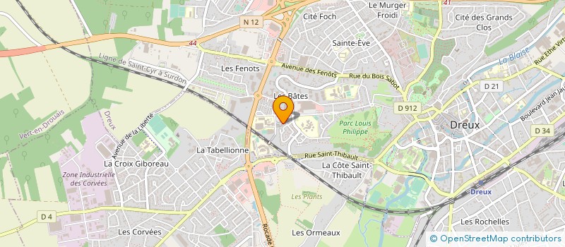 localisation de l'entreprise MONSIEUR TOUFIK KAJJAJ à DREUX
