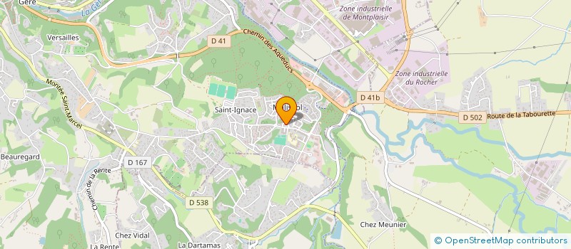 localisation de l'entreprise MONSIEUR TOUFIK KHAYI  VIENNE