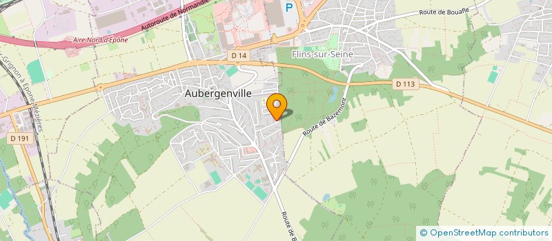 localisation de l'entreprise MONSIEUR TOUFIK KOICHE  AUBERGENVILLE