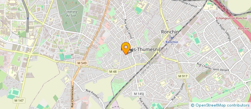 localisation de l'entreprise MONSIEUR TOUFIK LEKAM  FACHES-THUMESNIL