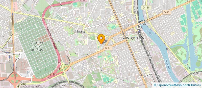 localisation de l'entreprise MONSIEUR TOUFIK LEMOUESSEKH  THIAIS