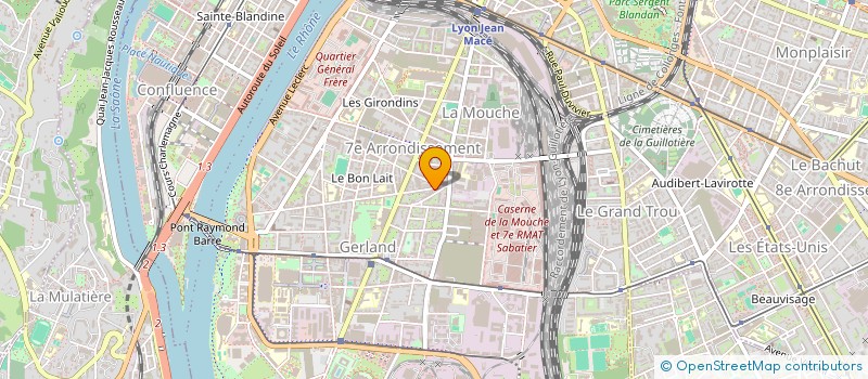 localisation de l'entreprise MONSIEUR TOUFIK MERDACI  VENISSIEUX