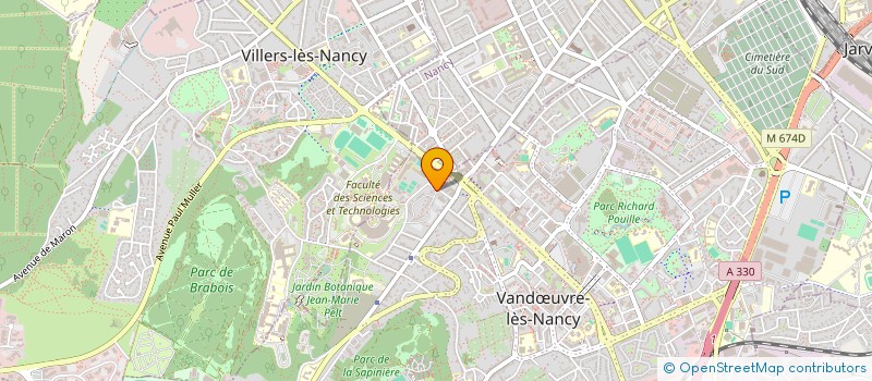 localisation de l'entreprise MONSIEUR TOUFIK MOUSSOUS  VANDUVRE-LES-NANCY