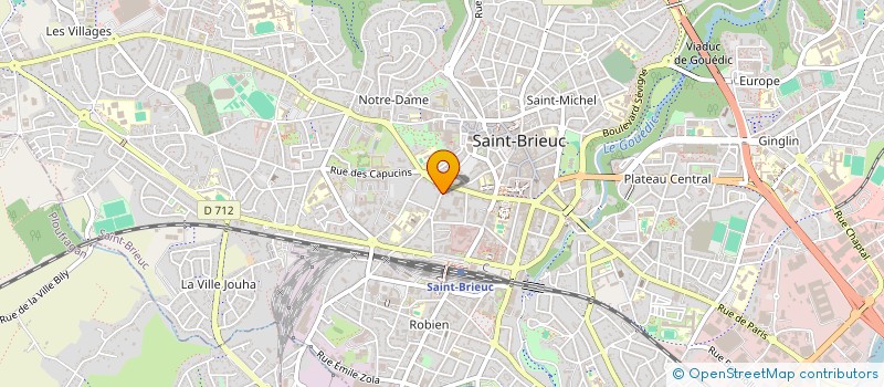 localisation de l'entreprise MONSIEUR TOUFIK OUSSADIT à SAINT-BRIEUC
