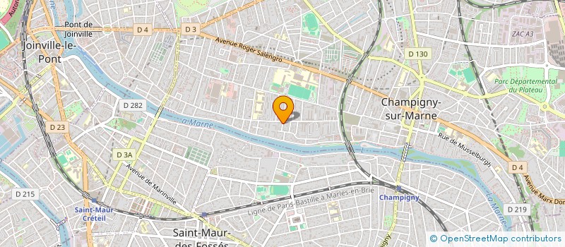 localisation de l'entreprise MONSIEUR TOUFIK SAADA à CHAMPIGNY-SUR-MARNE