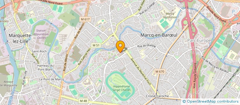 localisation de l'entreprise MONSIEUR TOUFIK SARNI à MARCQ-EN-BARŒUL