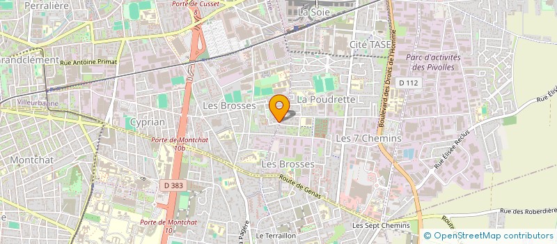 localisation de l'entreprise MONSIEUR TOUFIK SEBA  VILLEURBANNE