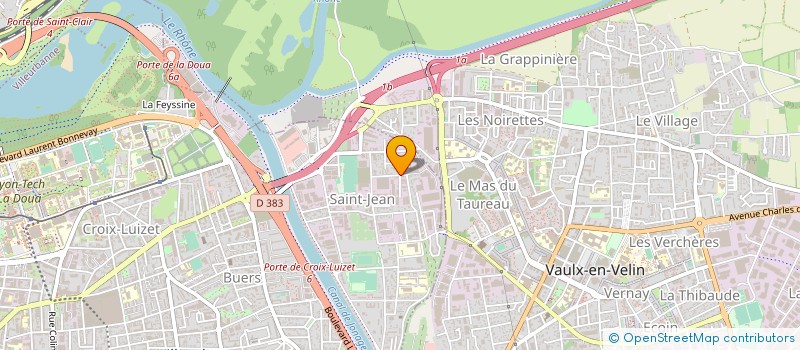 localisation de l'entreprise MONSIEUR TOUFIK SEBAOUI  VILLEURBANNE