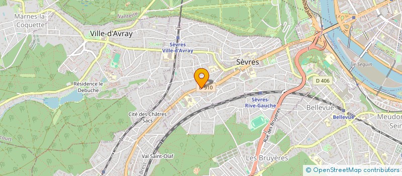 localisation de l'entreprise MONSIEUR TOUFIK TERMECHE  SEVRES