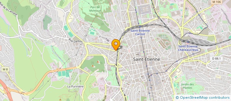 localisation de l'entreprise MONSIEUR TOUFIK ZERARI  SAINT-ETIENNE