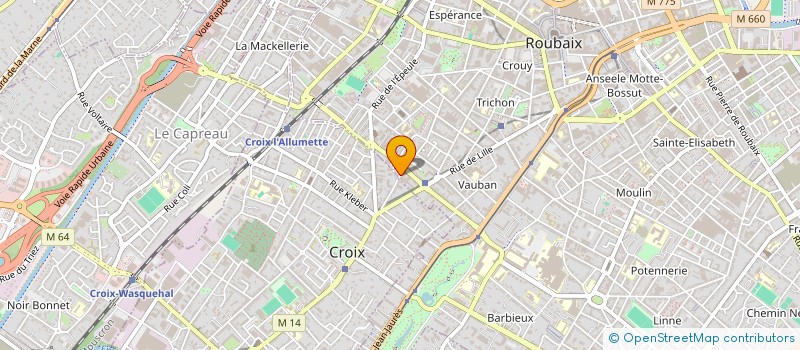 localisation de l'entreprise MONSIEUR TOUFIK ZERROUAK  ROUBAIX