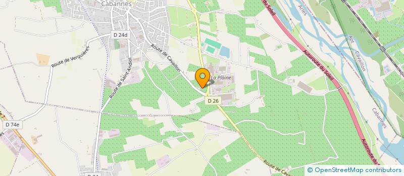 localisation de l'entreprise MONSIEUR TOUFIKE CHOKRI  CABANNES