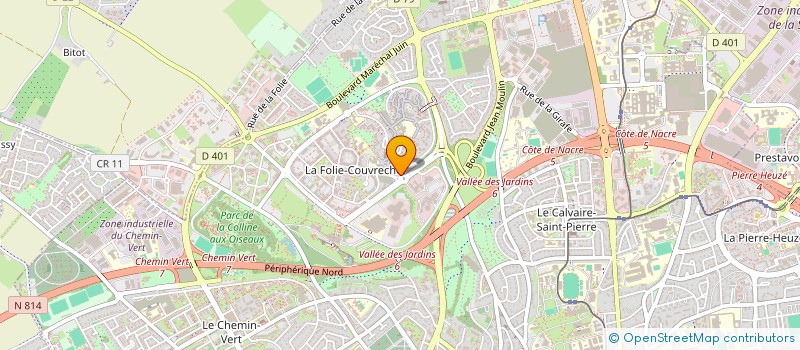 localisation de l'entreprise MONSIEUR TOUGNON DA SILVA à CAEN